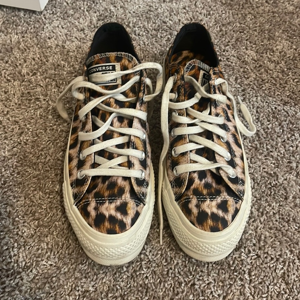 Converse All Stars Platform Cheetah Print.